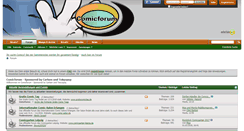 Desktop Screenshot of comicforum.de